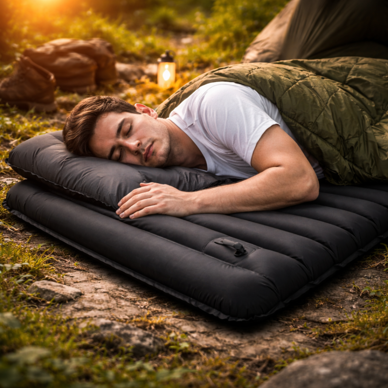 Aufblasbare Campingmatratze | Berggrat