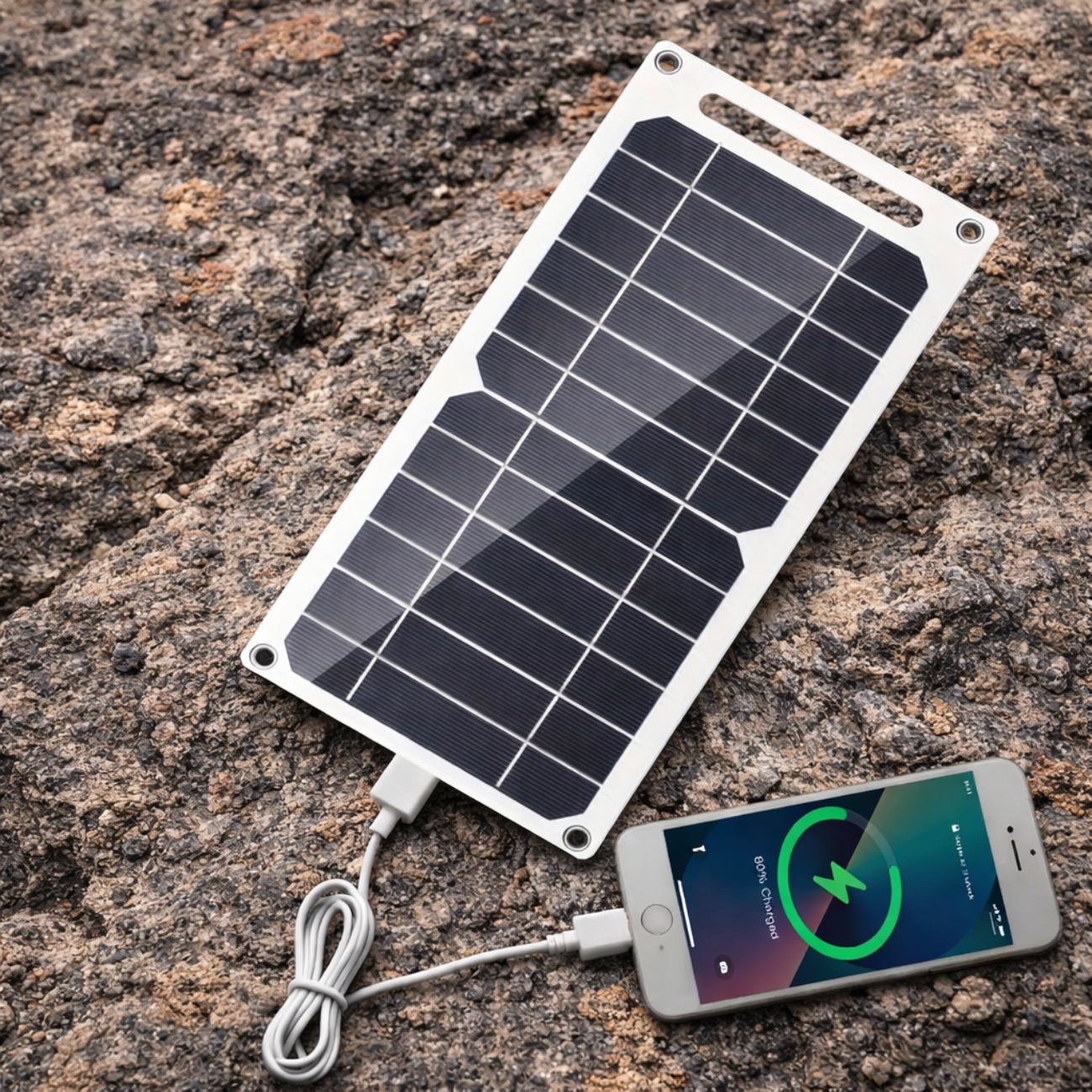 Solarpanel USB fürs Camping