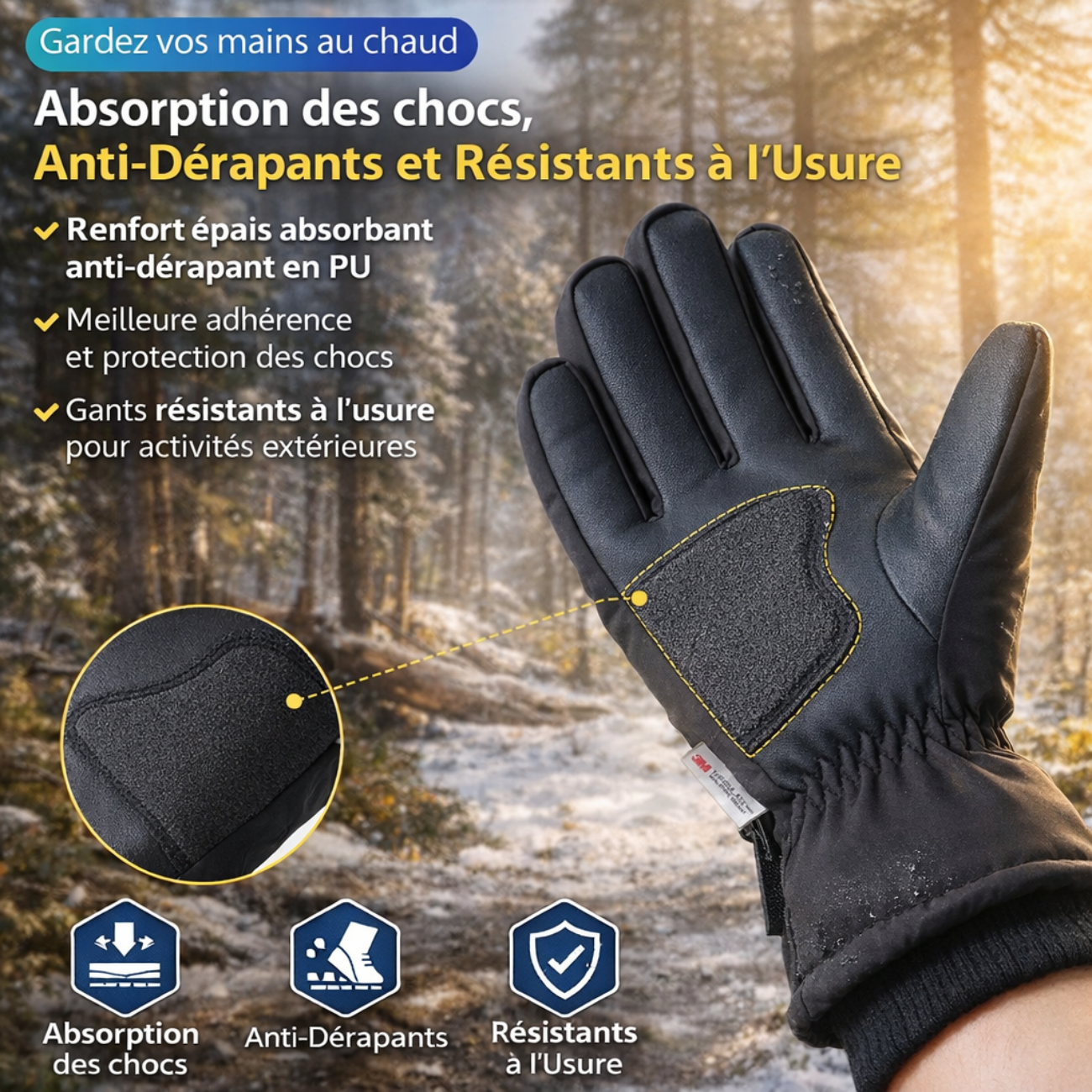 Warme Wanderhandschuhe