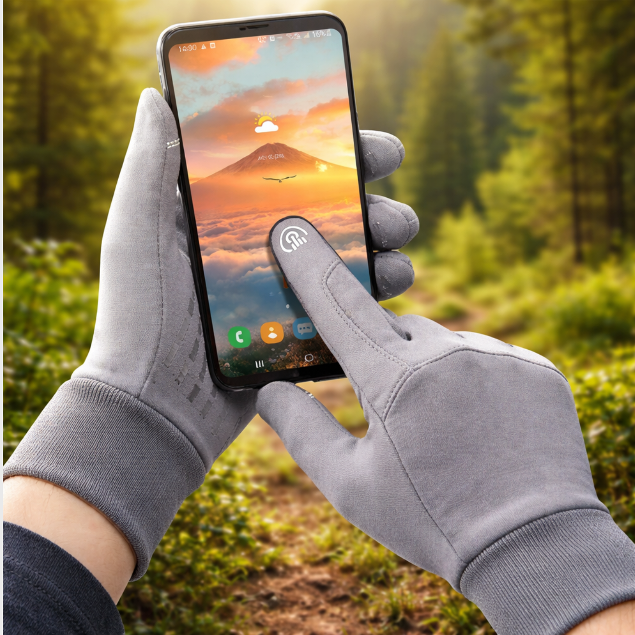 Touchscreen-Wanderhandschuhe