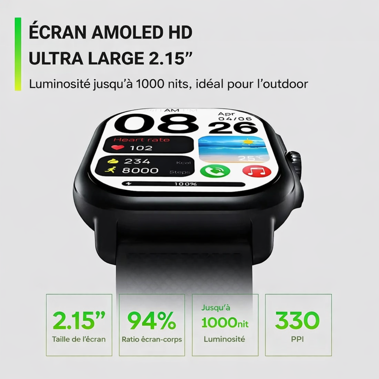 GPS-Smartwatch für Wandern | Berggrat