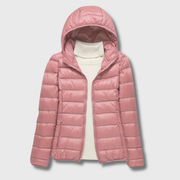 Damen-Daunenjacke komprimierbar