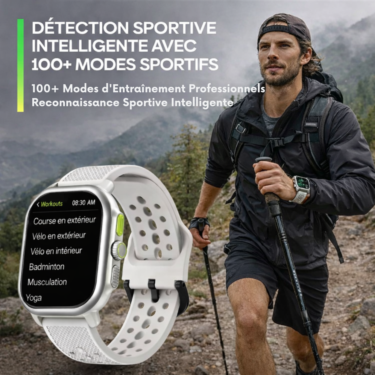 GPS-Smartwatch für Wandern | Berggrat