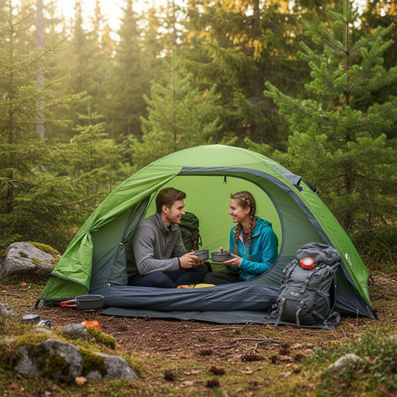 Leichtes 2-Personen-Campingzelt | Berggrat