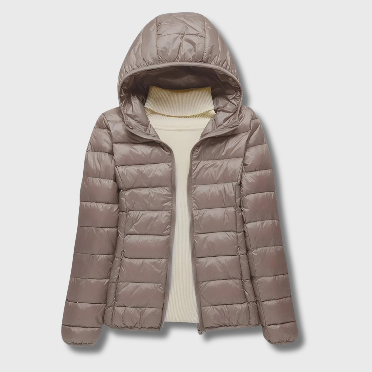 Damen-Daunenjacke komprimierbar