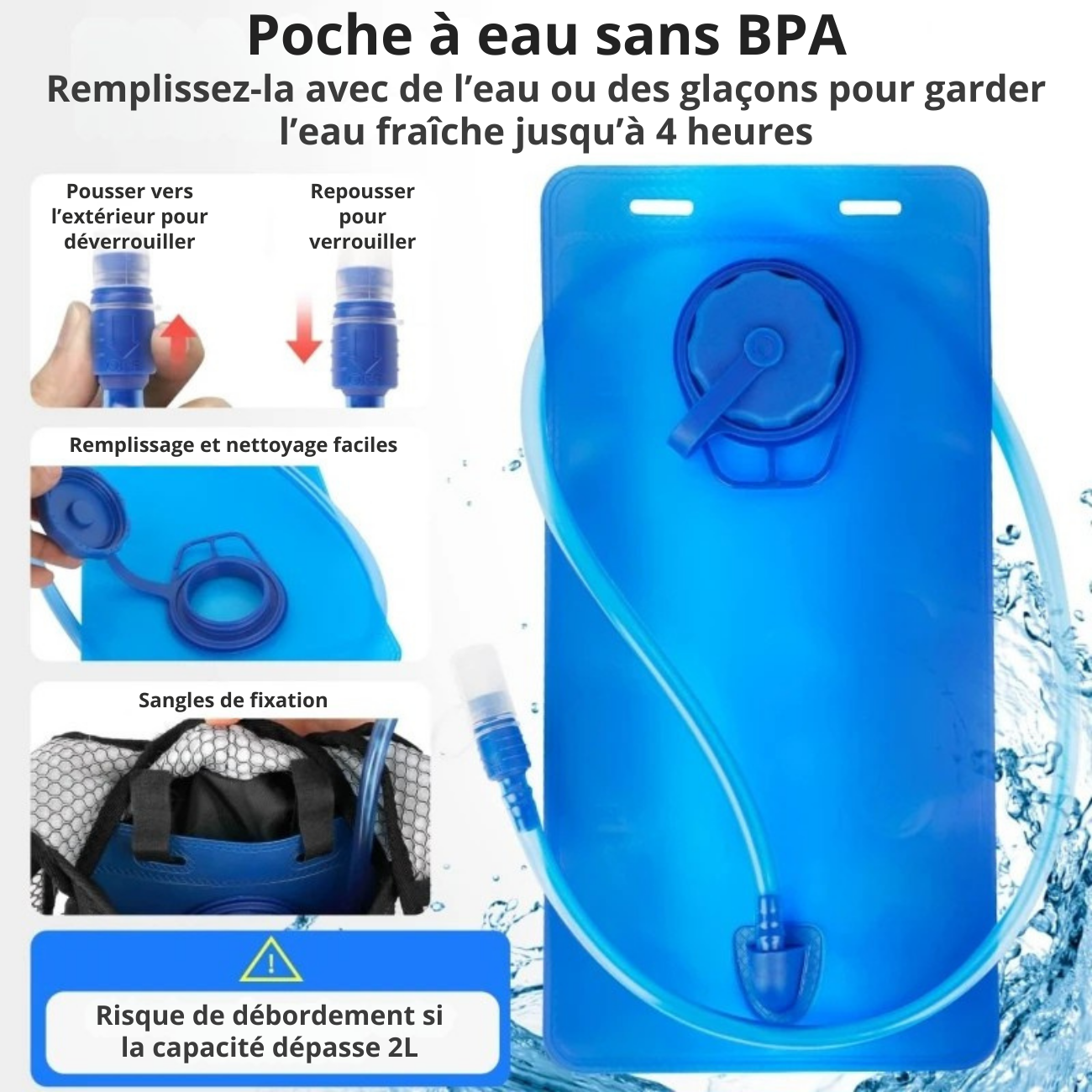 Trailrucksack mit 2L-Trinkblase | Berggrat