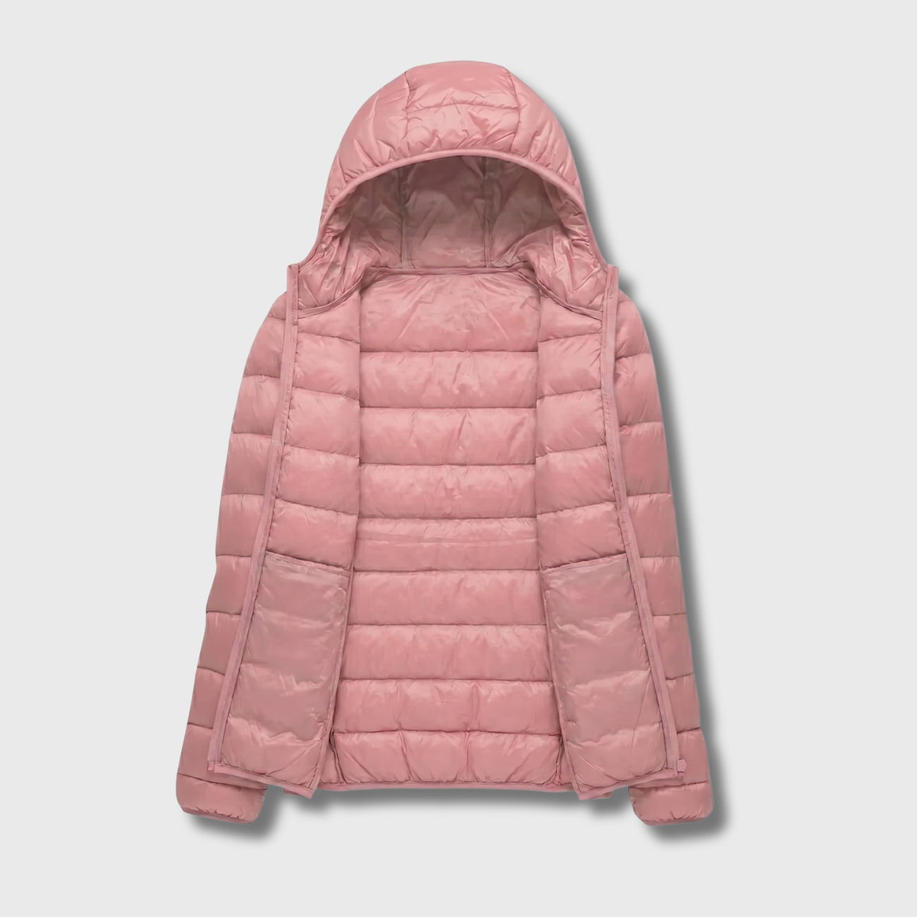 Damen-Daunenjacke komprimierbar