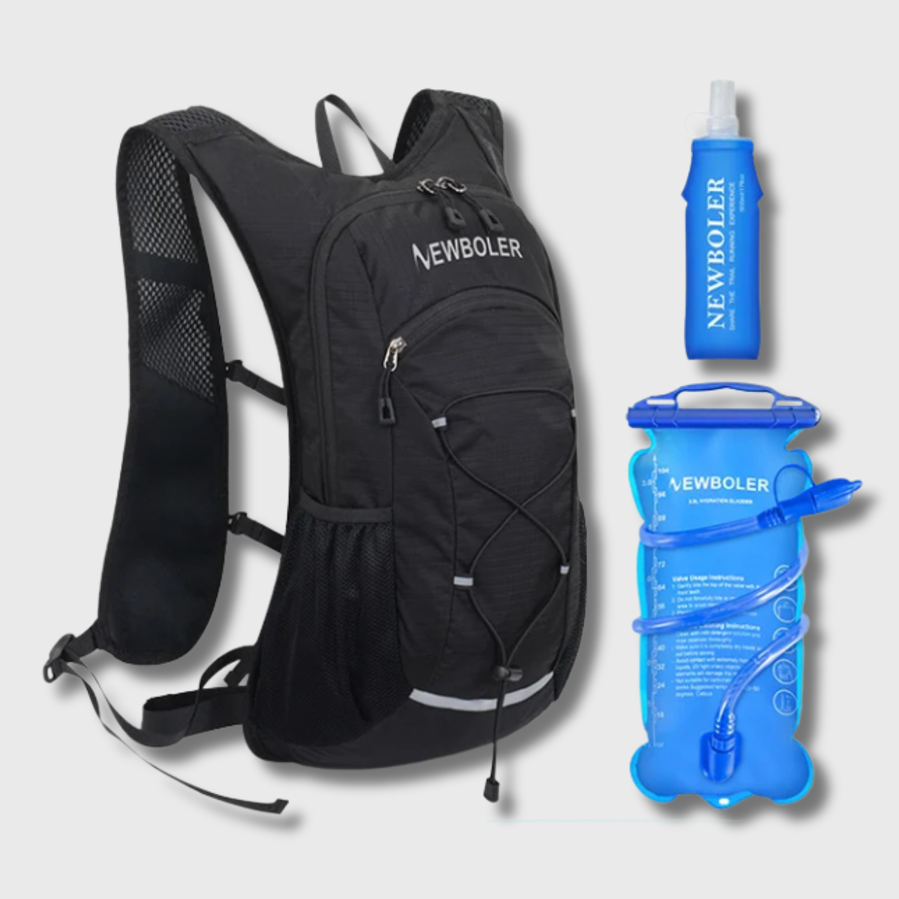 Trail-Rucksack 20L Trinksystem | Berggrat