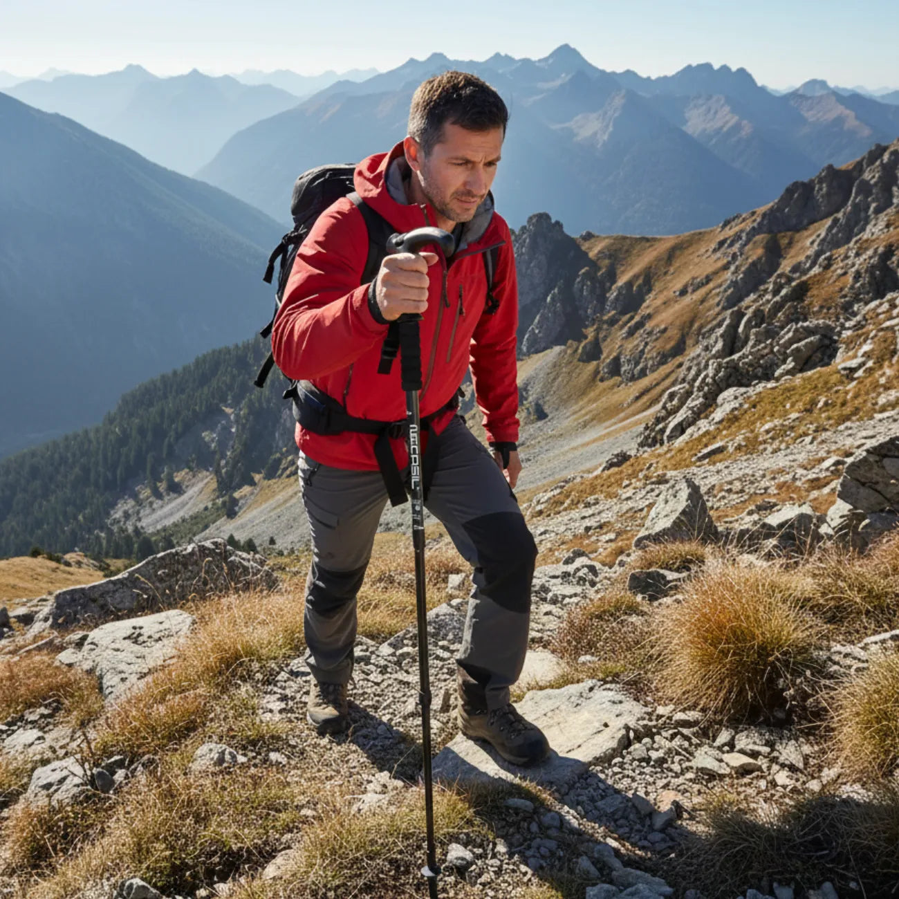 Teleskop-Trekkingstöcke | Berggrat
