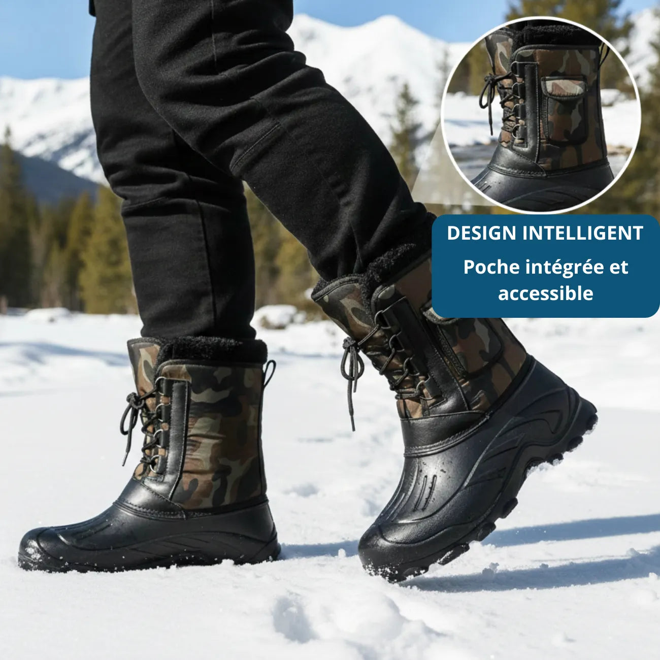 Après-Ski-Schneestiefel Herren