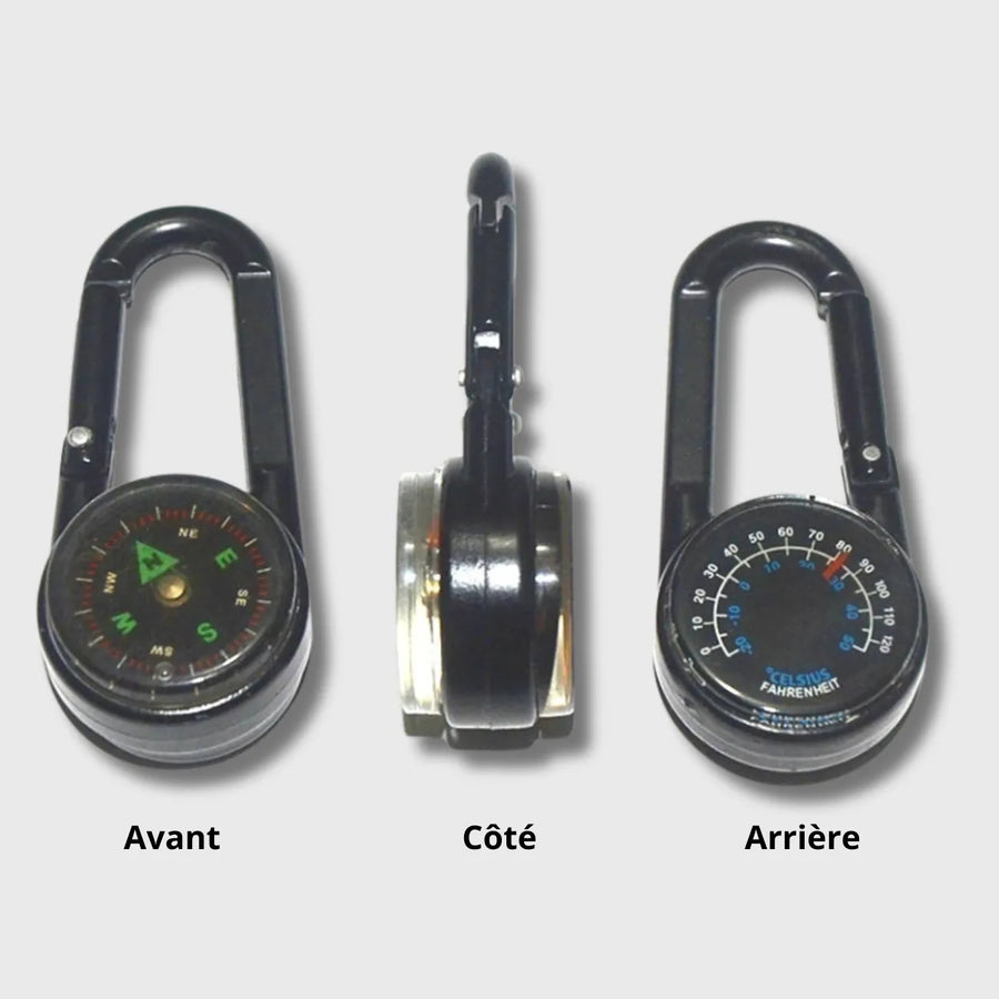 Karabiner-Kompass 3-in-1 | Berggrat