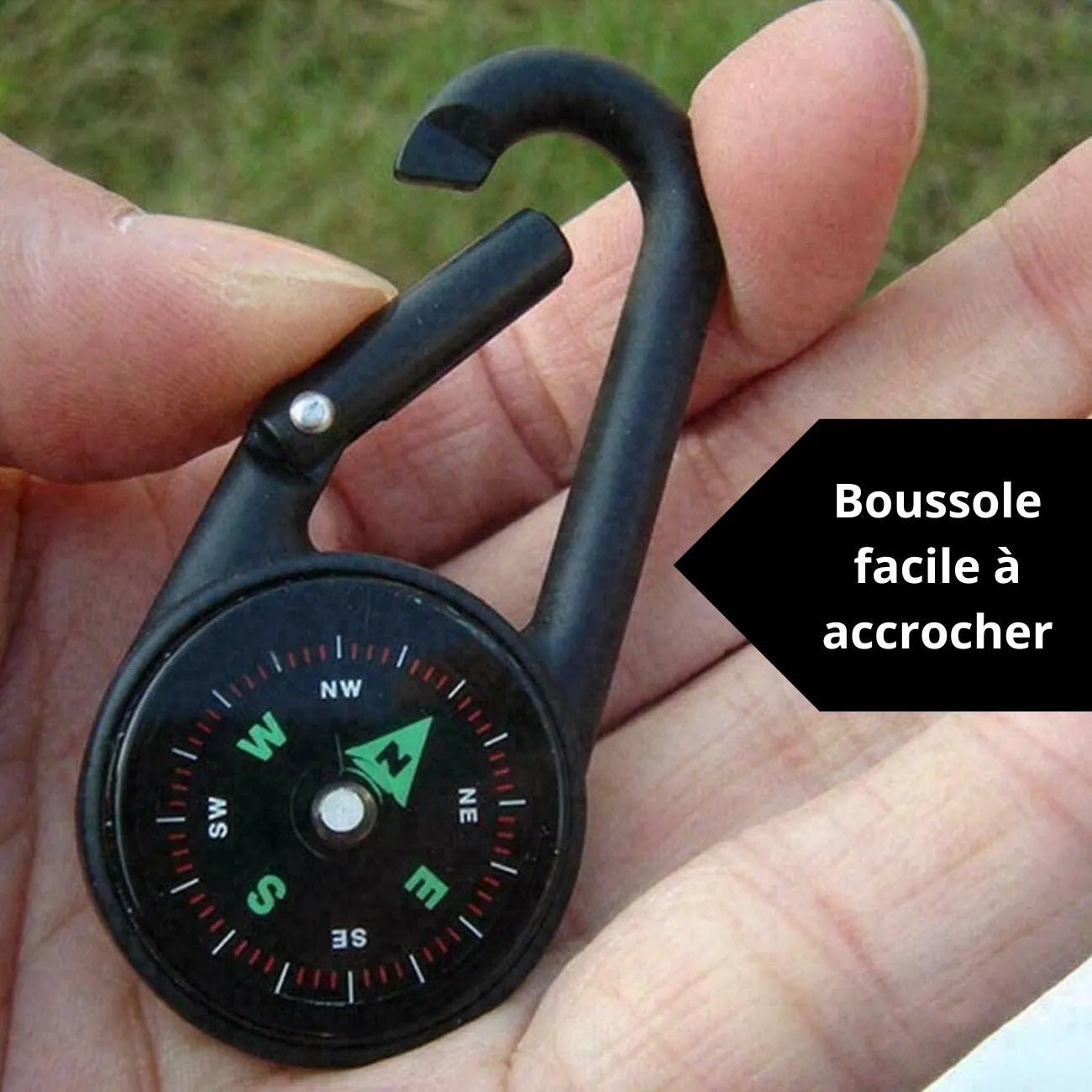 Karabiner-Kompass 3-in-1 | Berggrat