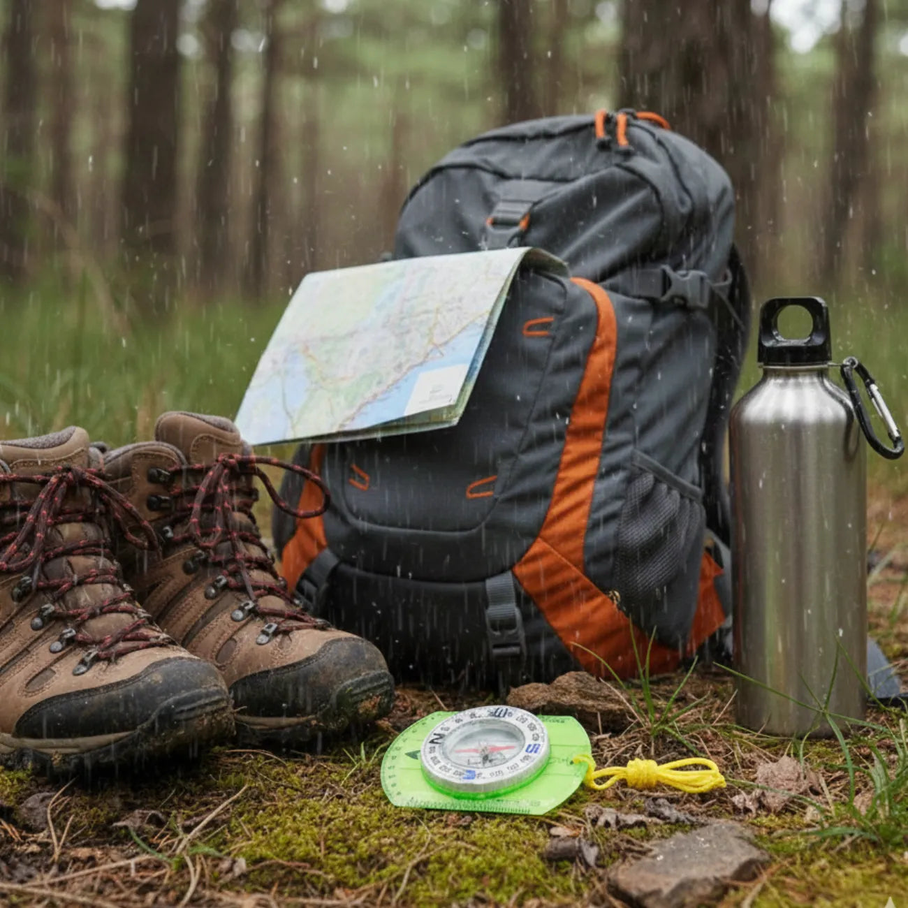 Camping-Orientierungskompass | Berggrat