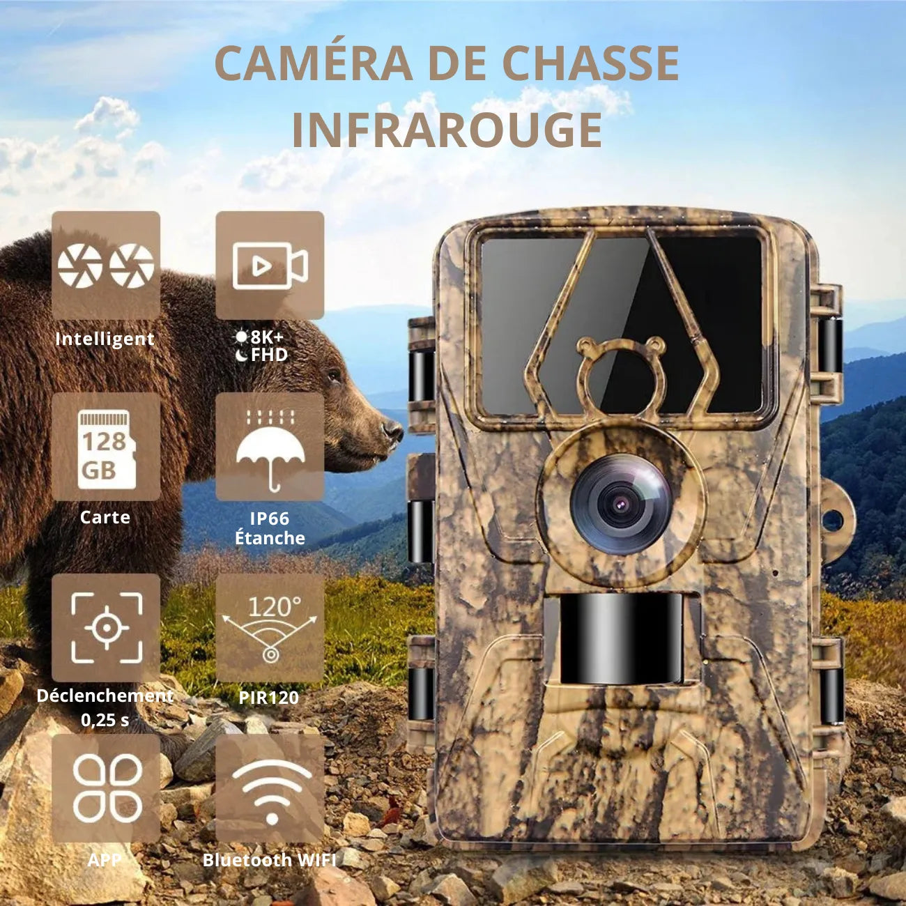 Wildkamera Ultra HD mit 4G