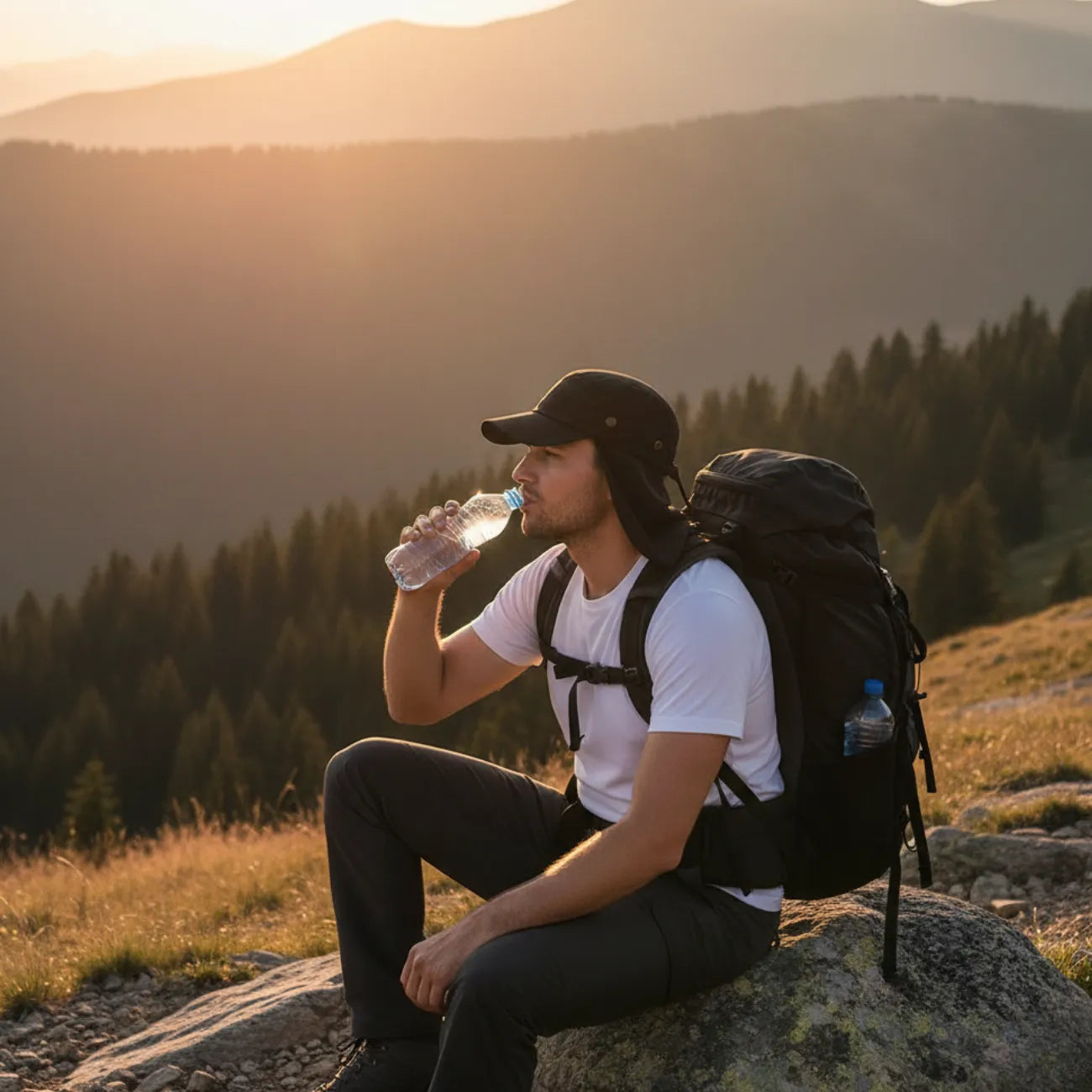 UV-Wanderhut mit Nackenschutz