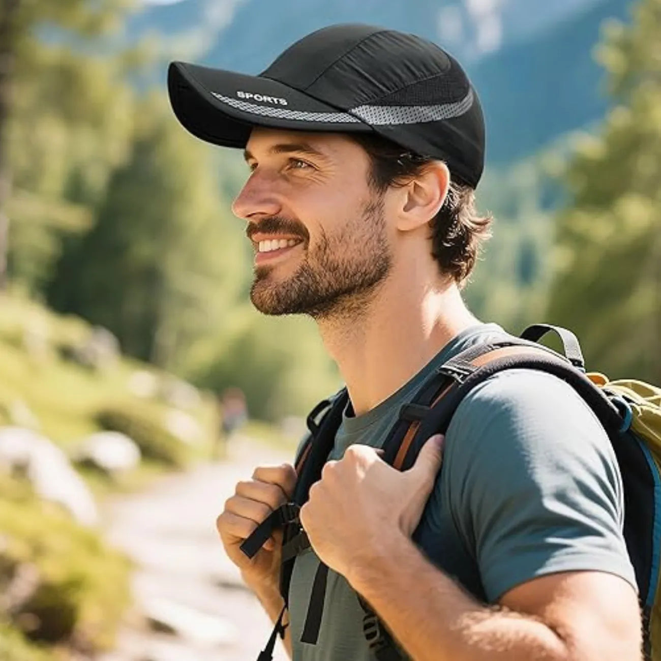 Herren-Sportcap Pferdeschwanz