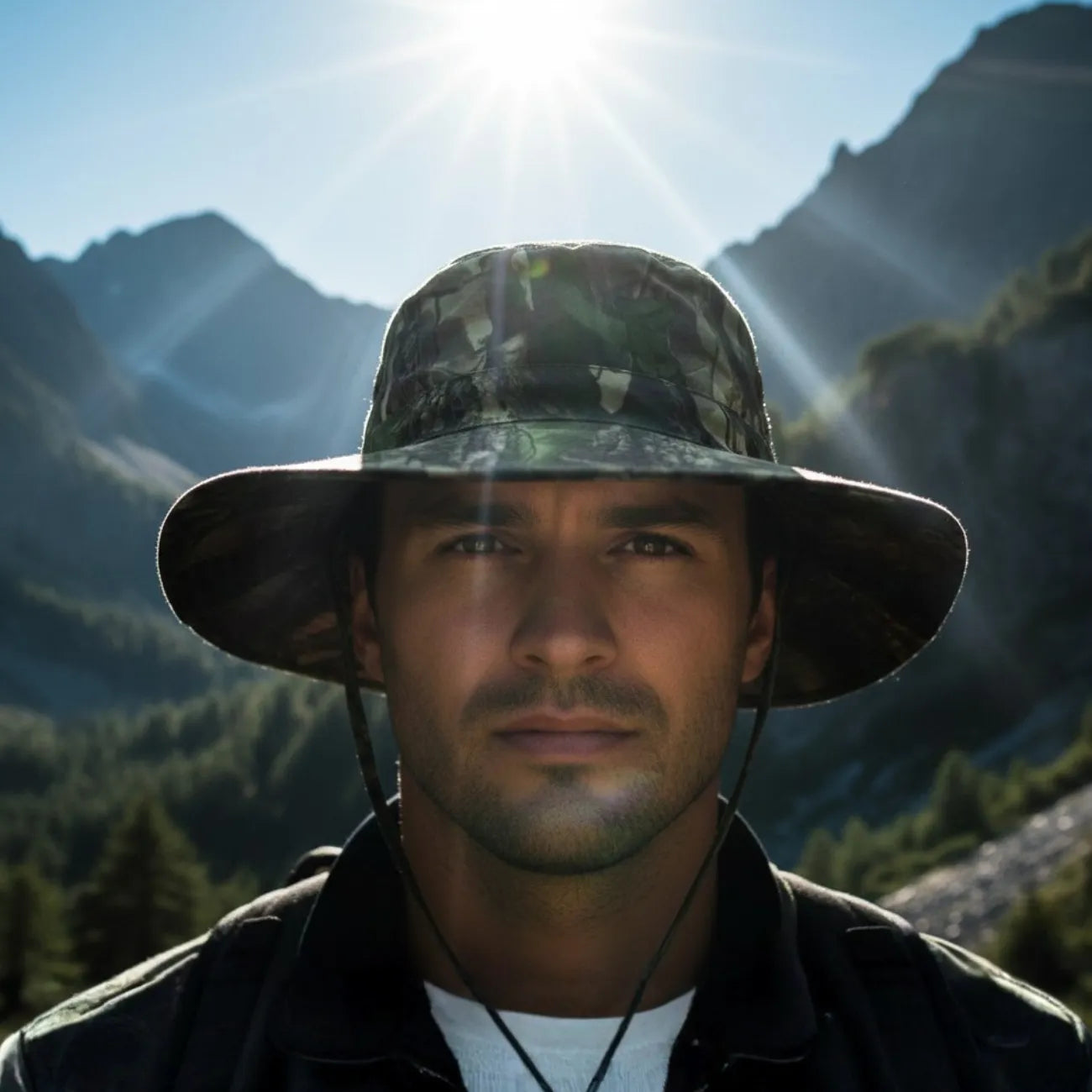 Herren Wanderhut Camouflage | Berggrat