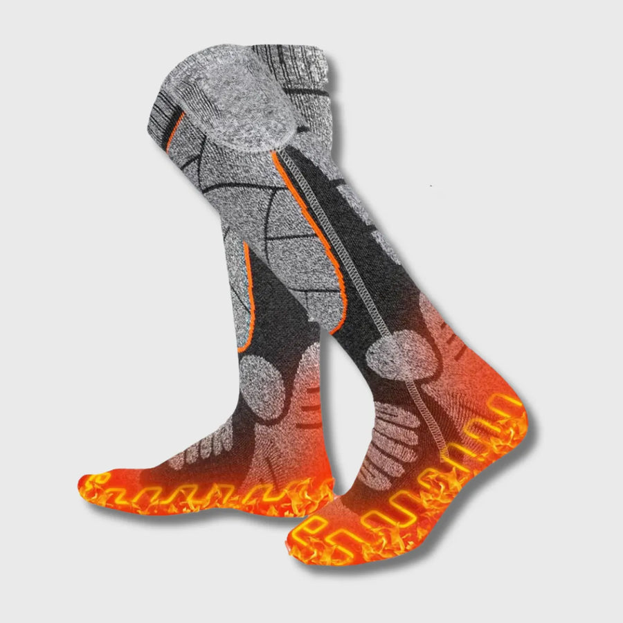 Lange beheizbare Socken mit Akku