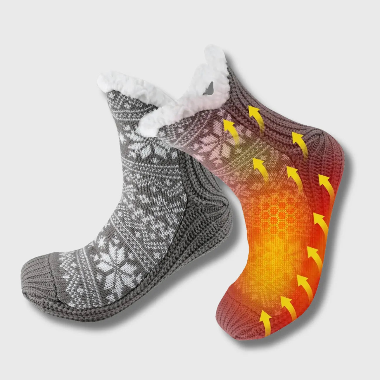 Beheizbare Fleece-Akkusocken | Berggrat
