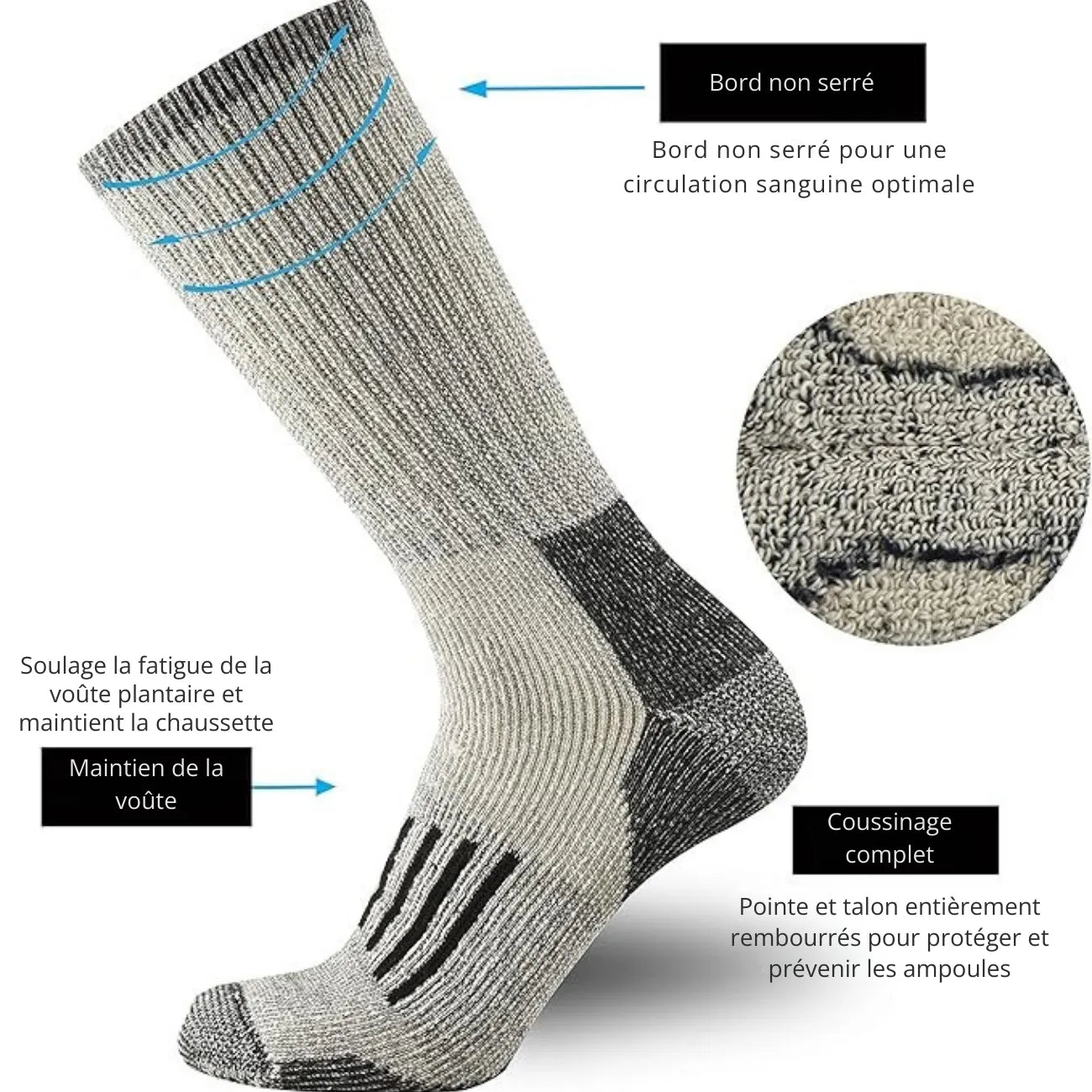 Wandersocken aus Merinowolle | Berggrat