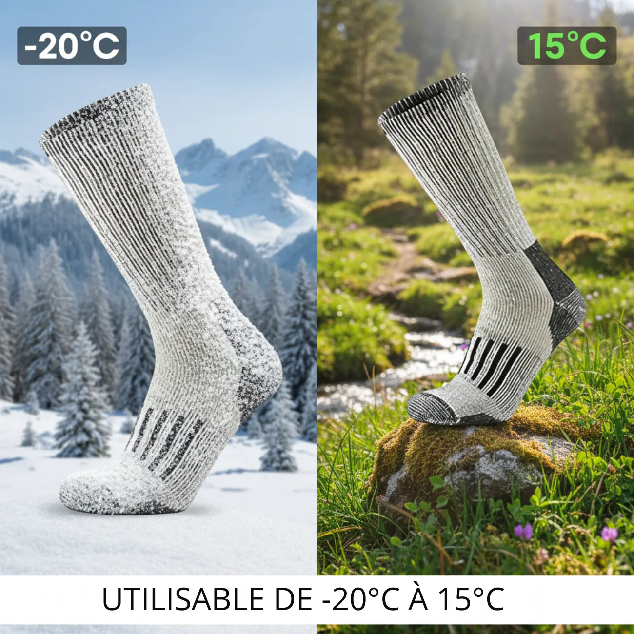 Wandersocken aus Merinowolle | Berggrat