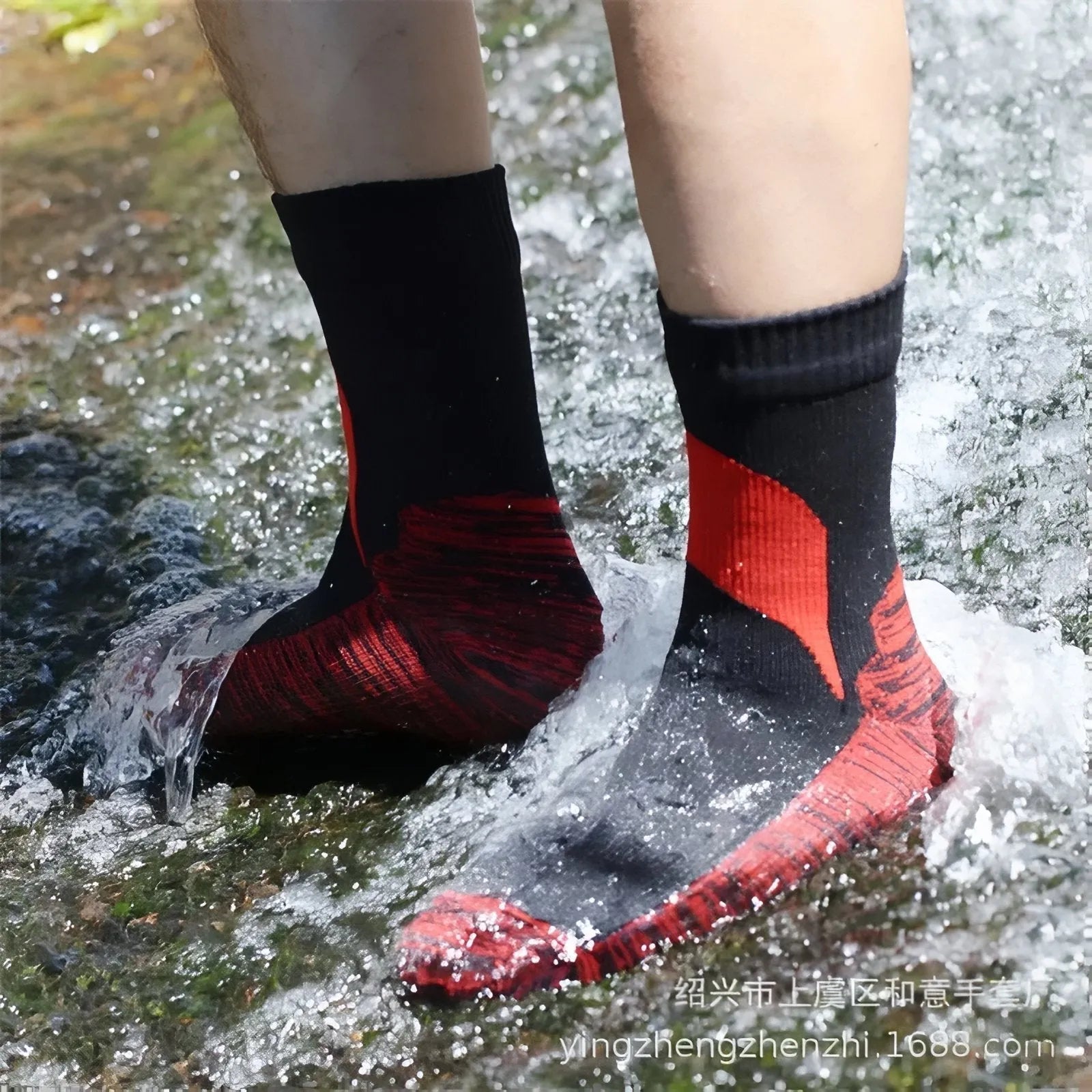 Wasserdichte Wandersocken hoch | Berggrat
