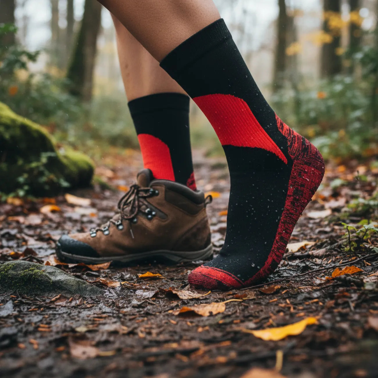 Wasserdichte Wandersocken hoch | Berggrat