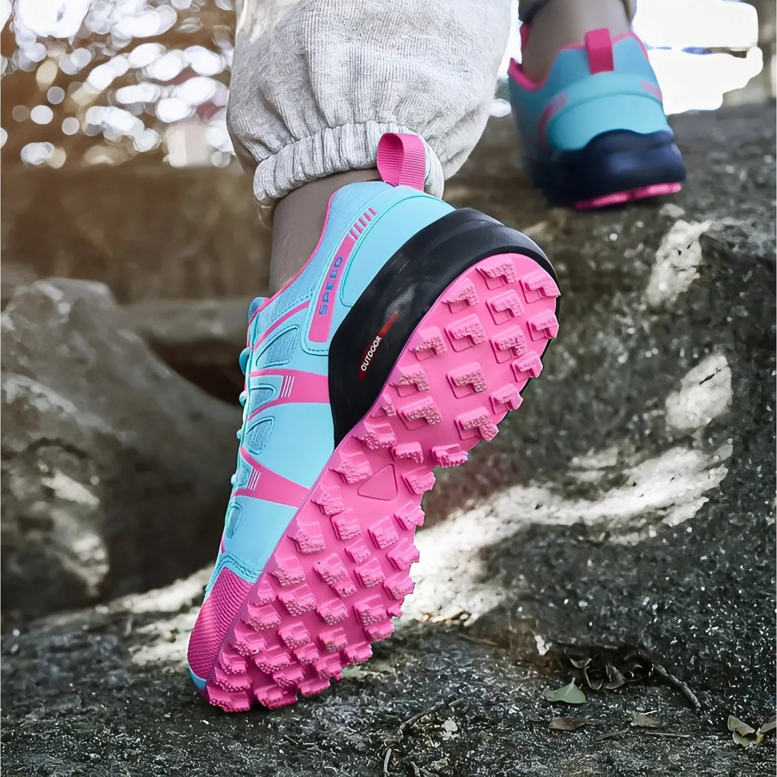 Damen Wanderschuhe Blau & Rosa | Berggrat