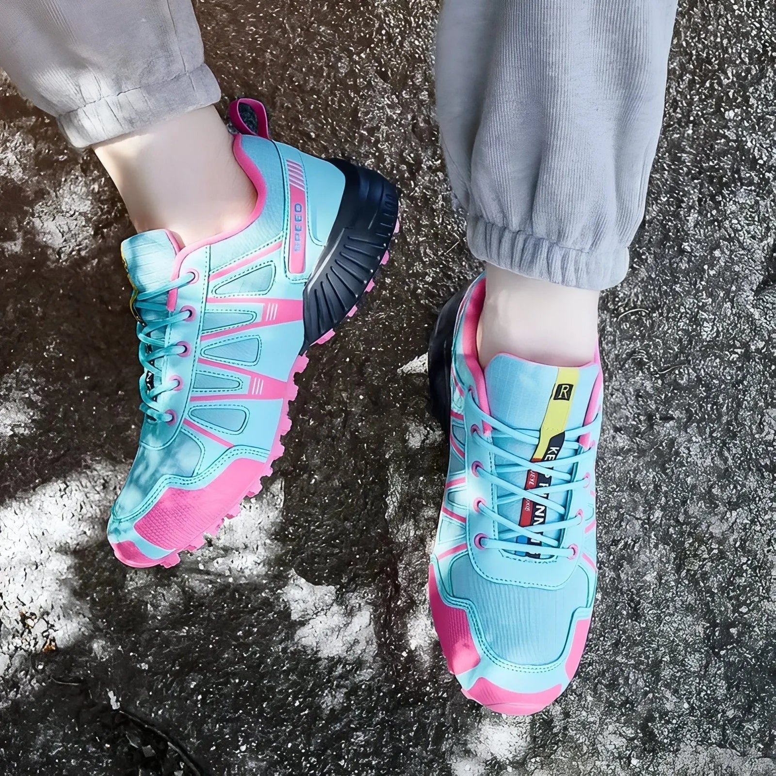 Damen Wanderschuhe Blau & Rosa | Berggrat