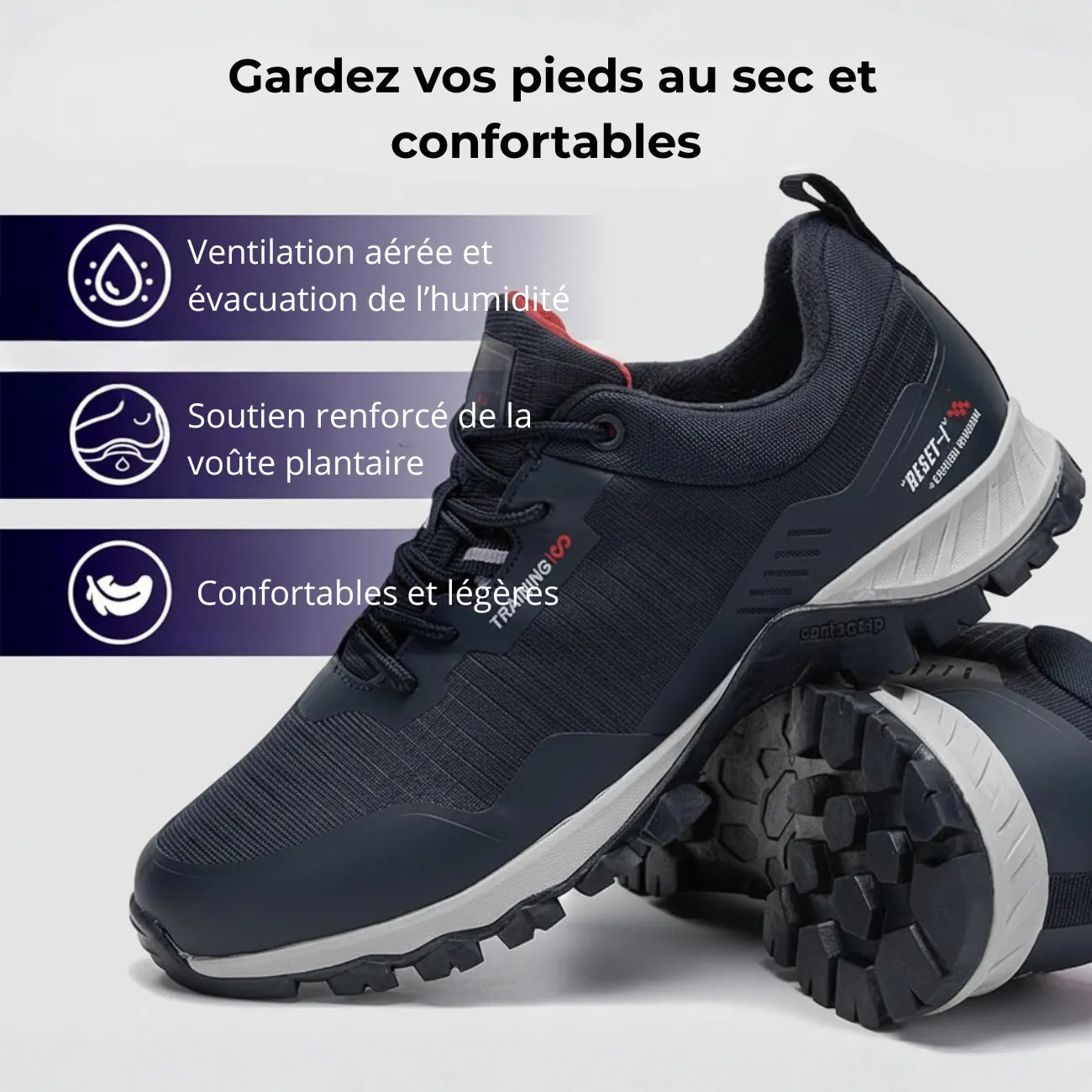 Herren-Bequeme Wanderschuhe
