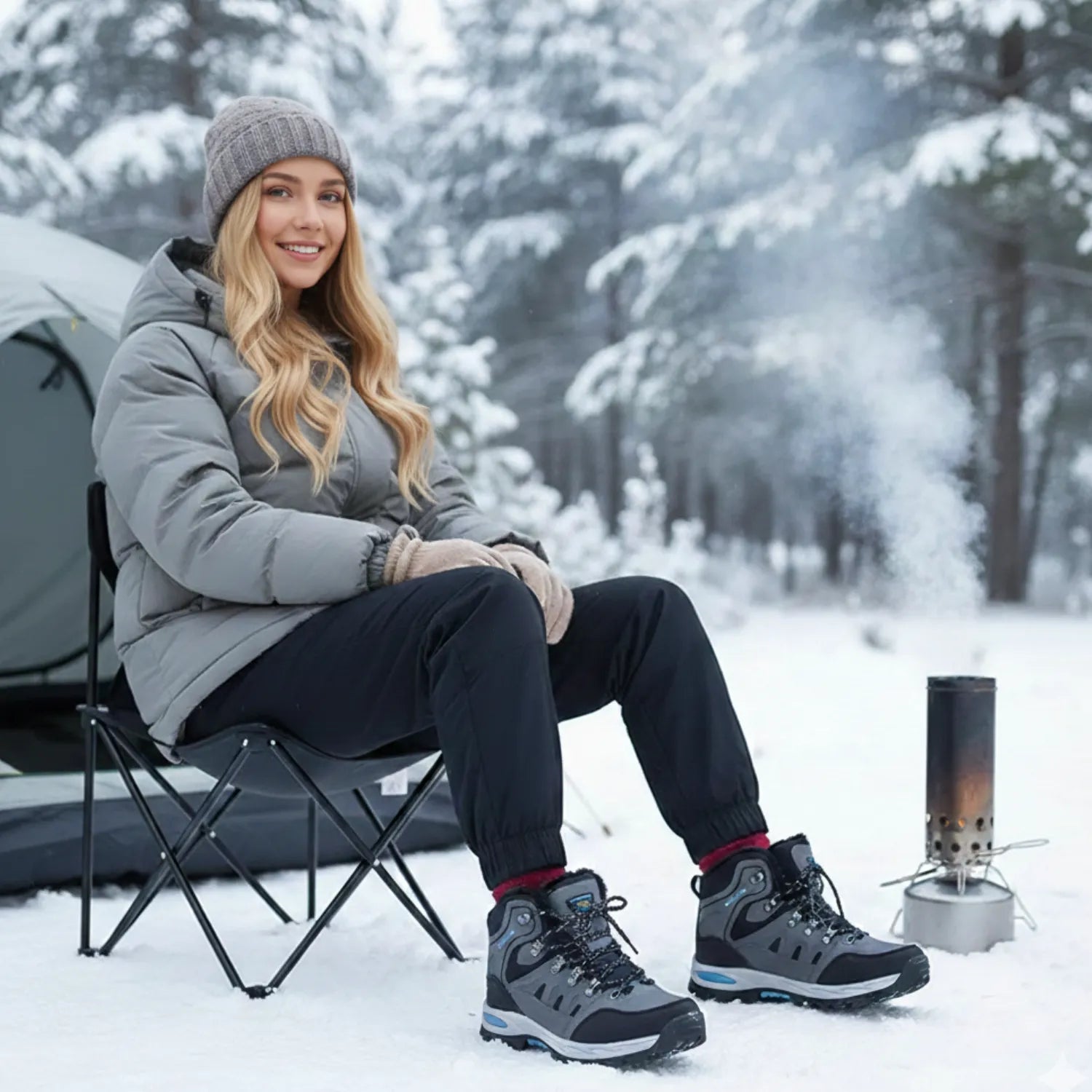 Damen Après-Ski-Winterstiefel | Berggrat