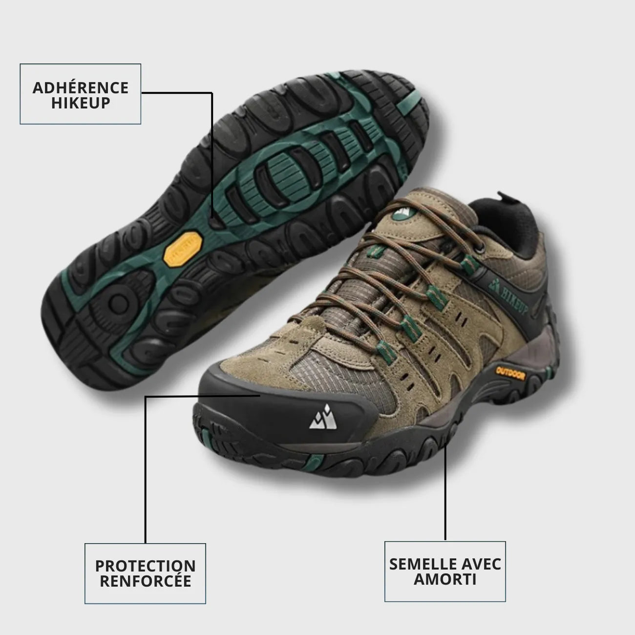 Wasserdichte Wanderschuhe robust | Berggrat