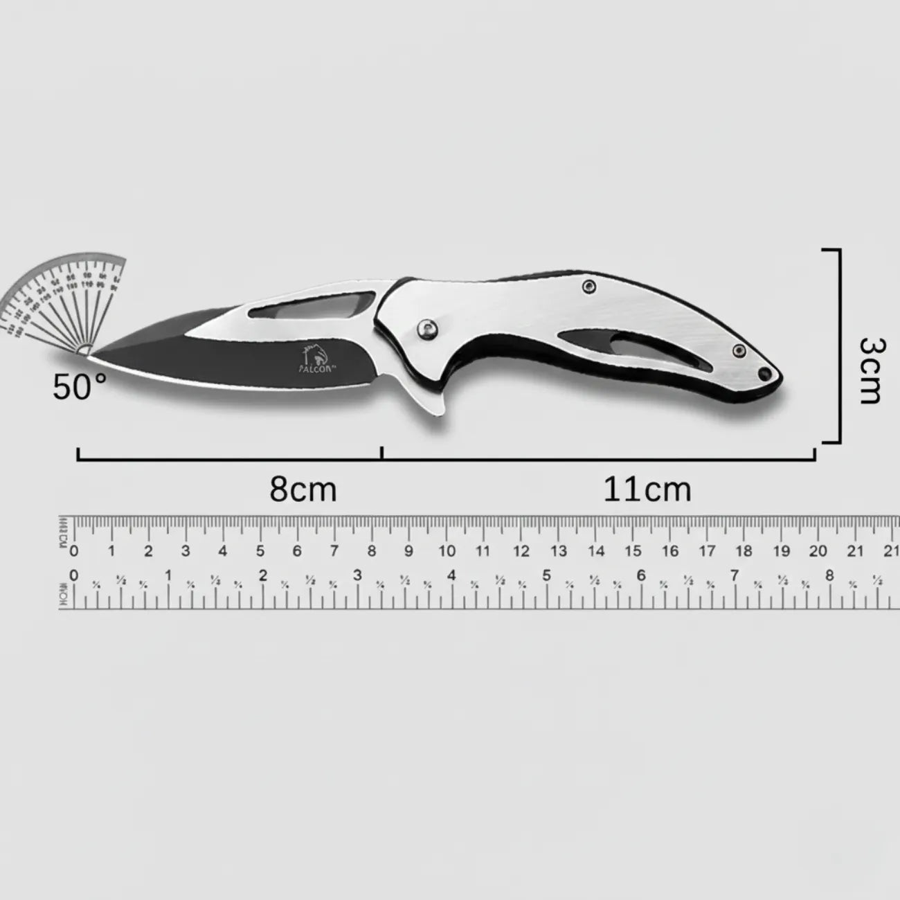 Klappbares Survival-Messer