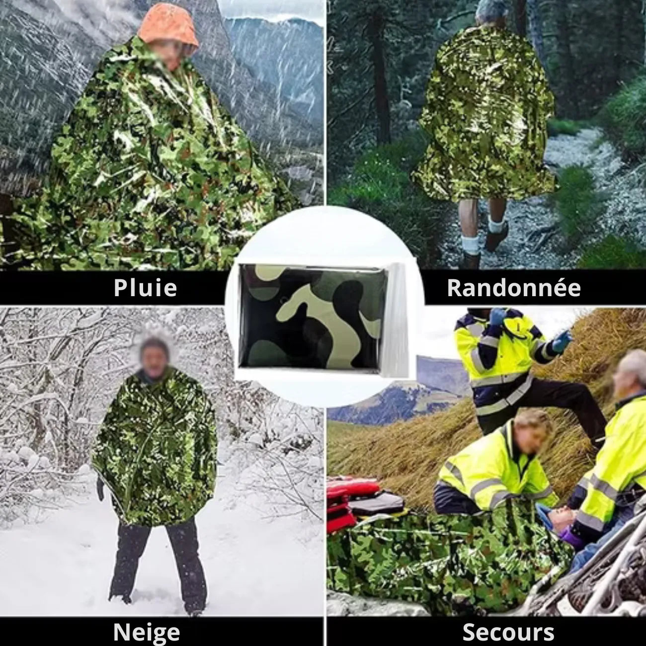 Rettungsdecke Camouflage | Berggrat