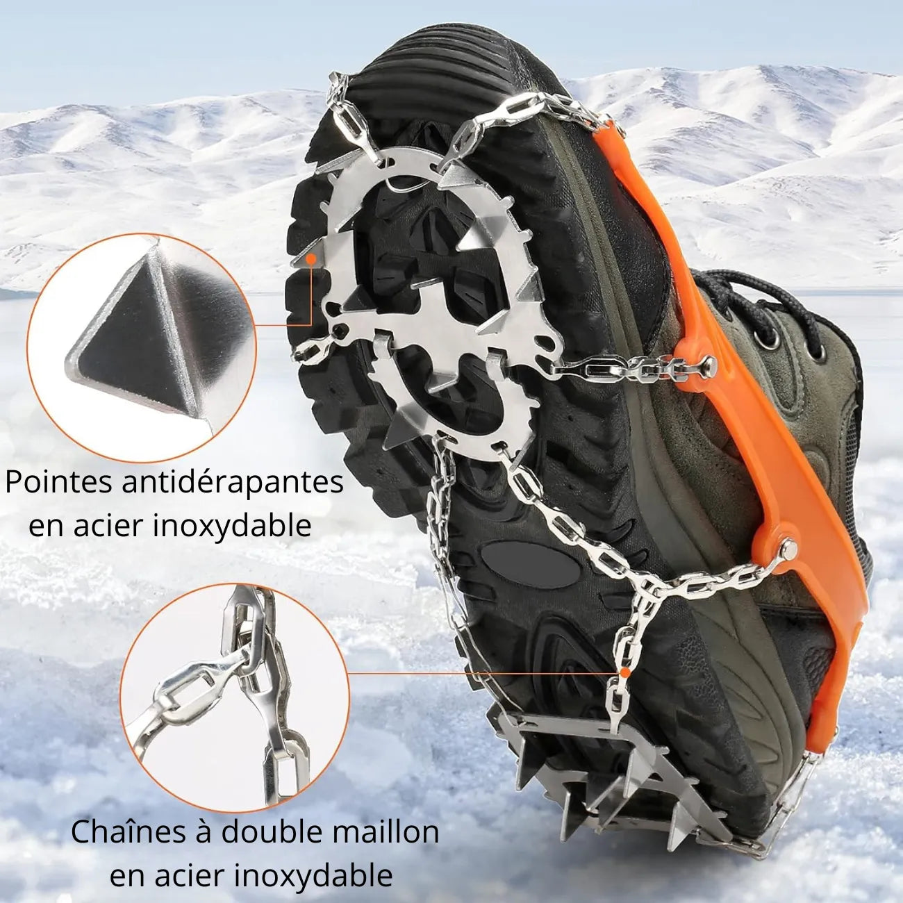 Schuh-Spikes gegen Eis & Schnee