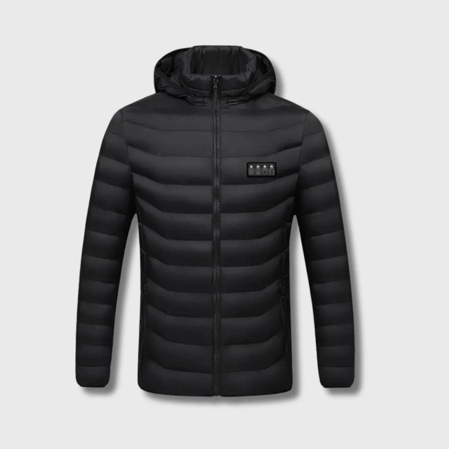 USB-Heizdaunenjacke mit Kapuze | Berggrat