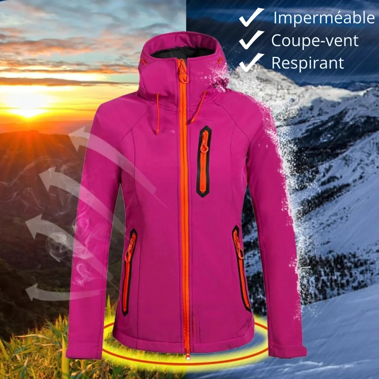 Damen Softshell-Wanderset Fleece | Berggrat