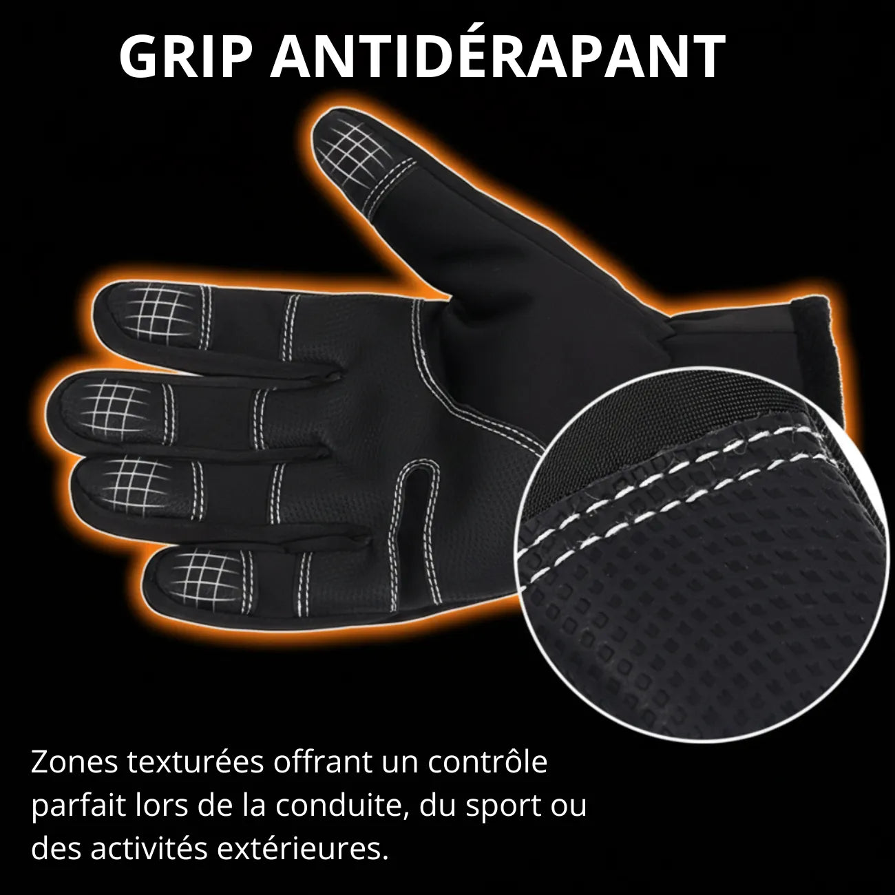 Heizhandschuhe mit Anti-Rutsch | Berggrat