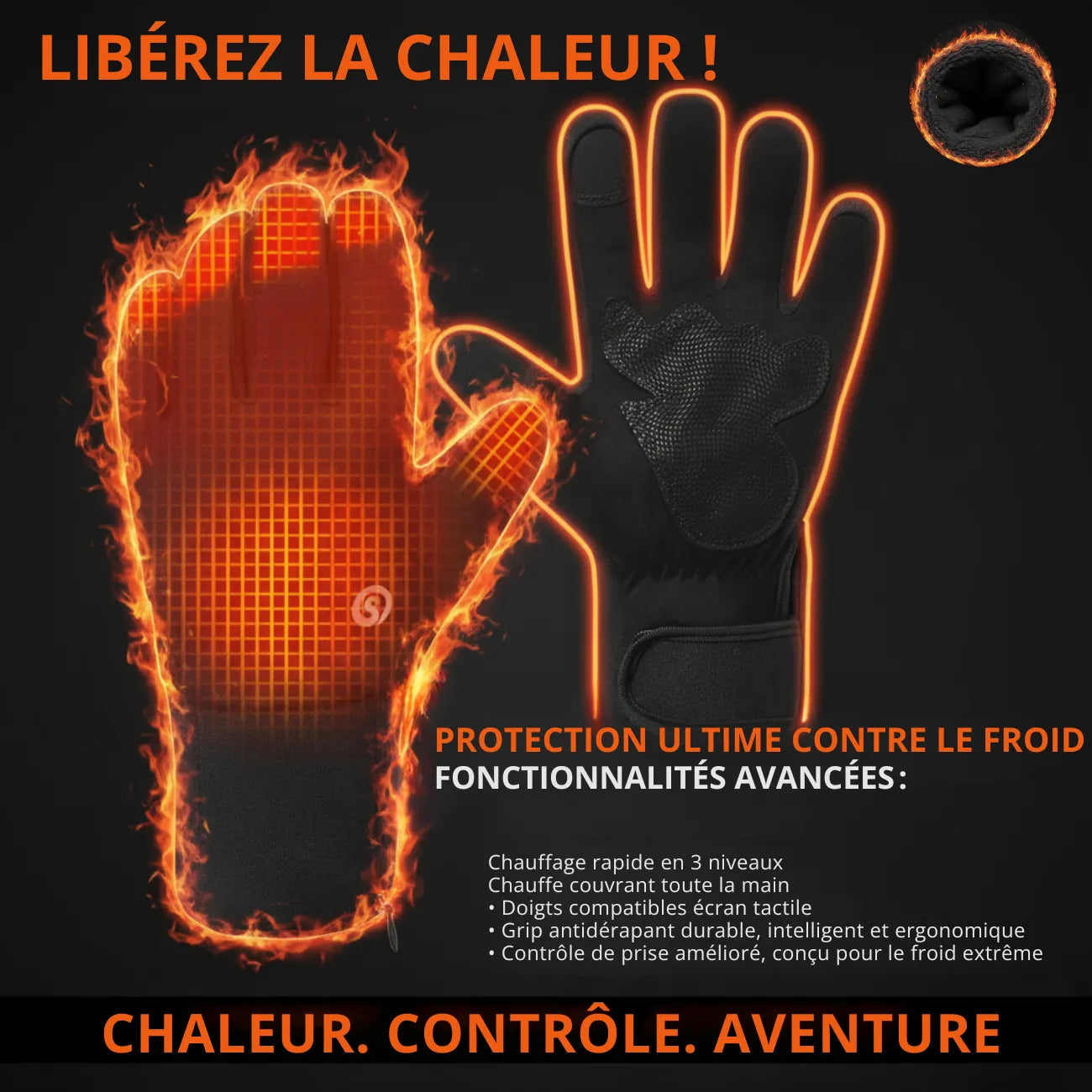 Aufladbare Heizhandschuhe