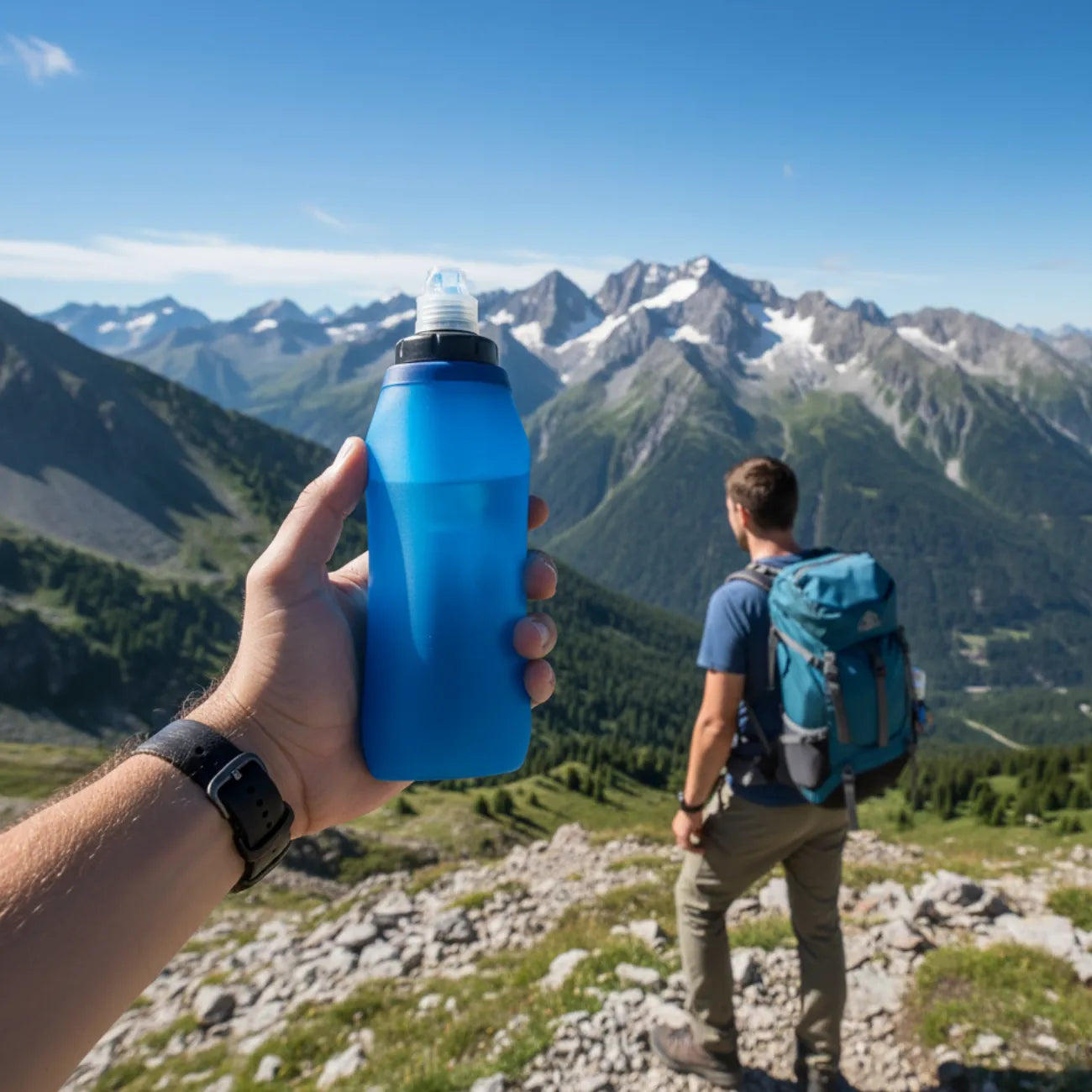 Wanderflasche mit Wasserfilter | Berggrat