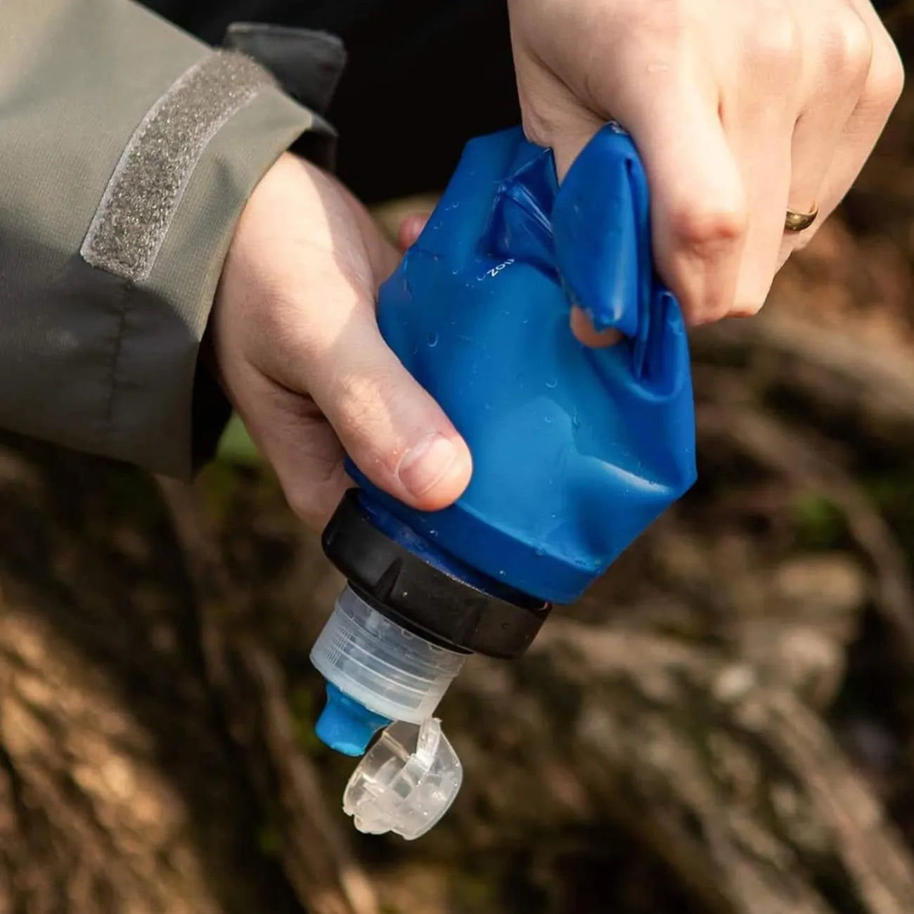 Wanderflasche mit Wasserfilter | Berggrat