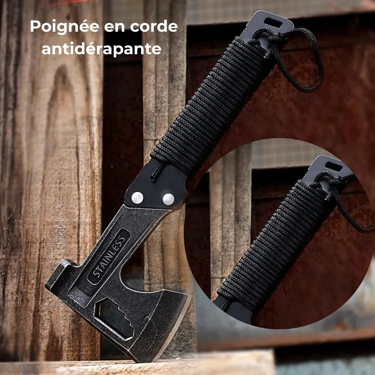 Taktische Survival-Axt 3-in-1