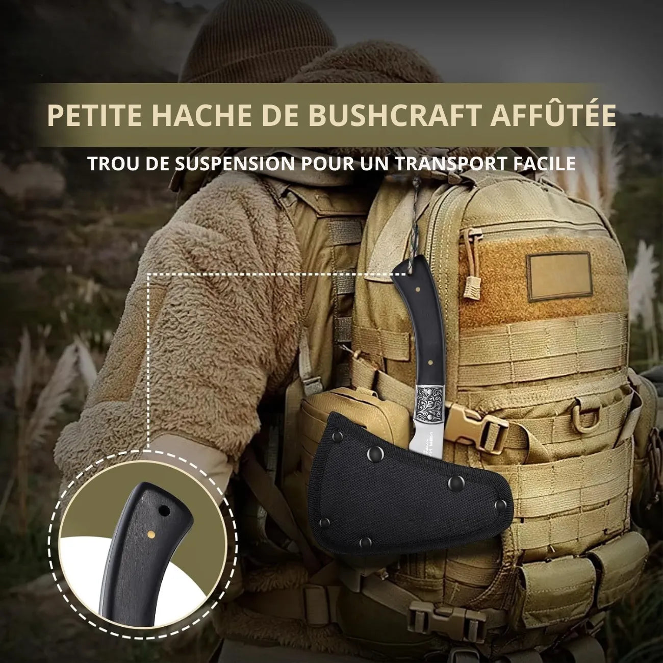Vielseitiges Survival-Beil | Berggrat