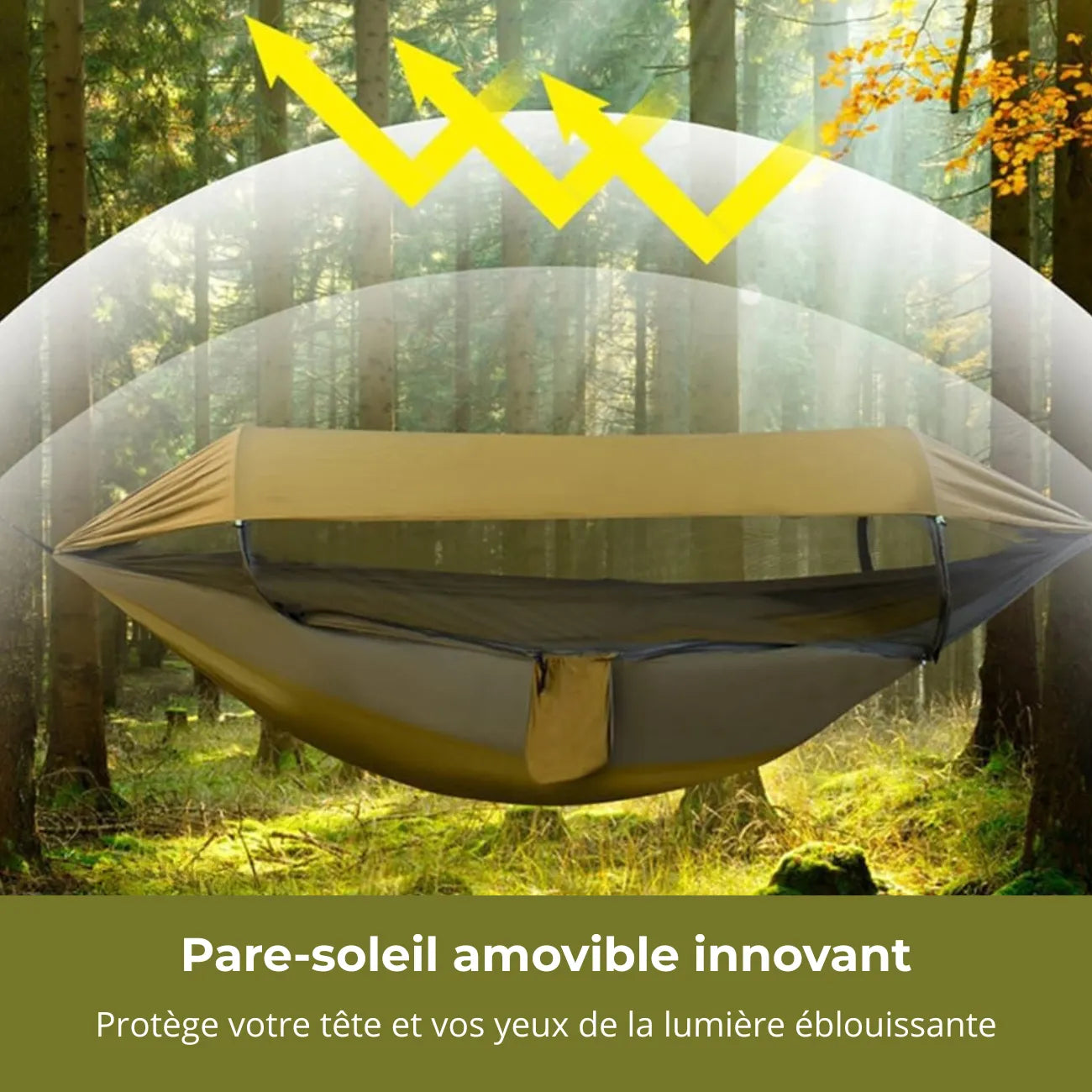 Camping-Hängematte mit Moskitonetz | Berggrat