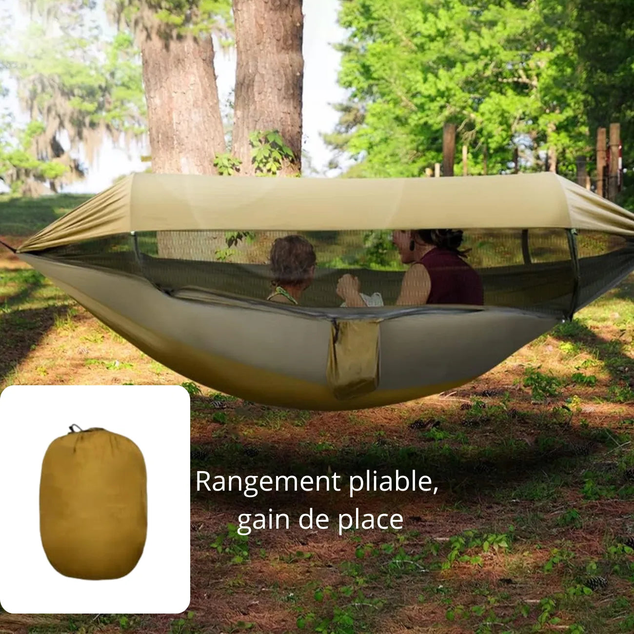 Camping-Hängematte mit Moskitonetz | Berggrat