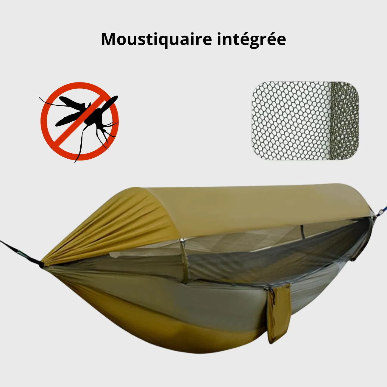 Camping-Hängematte mit Moskitonetz | Berggrat