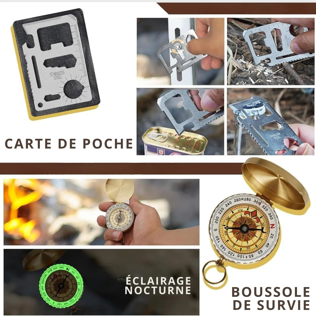 Taktisches Survival-Set Outdoor