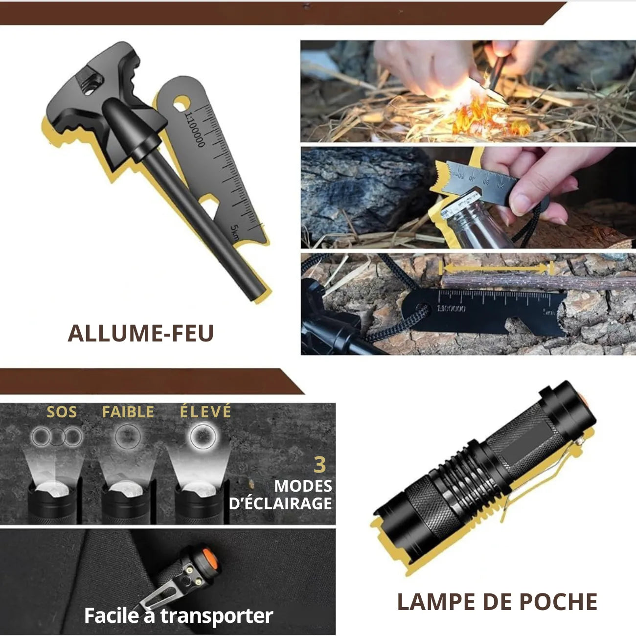 Taktisches Survival-Set Outdoor