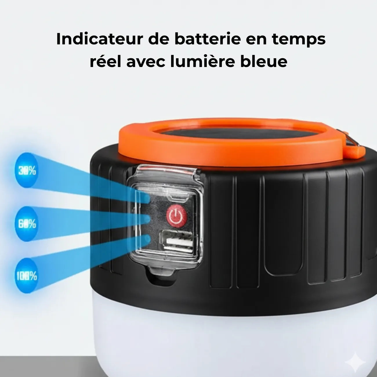 Solar-USB-Campingleuchte | Berggrat