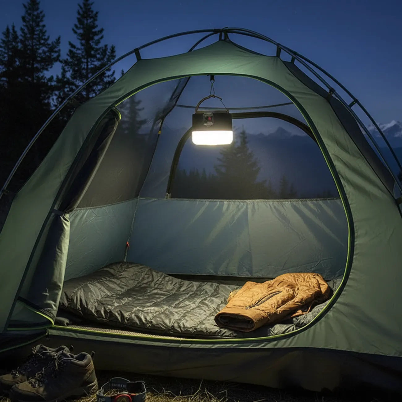 Solar-USB-Campingleuchte | Berggrat